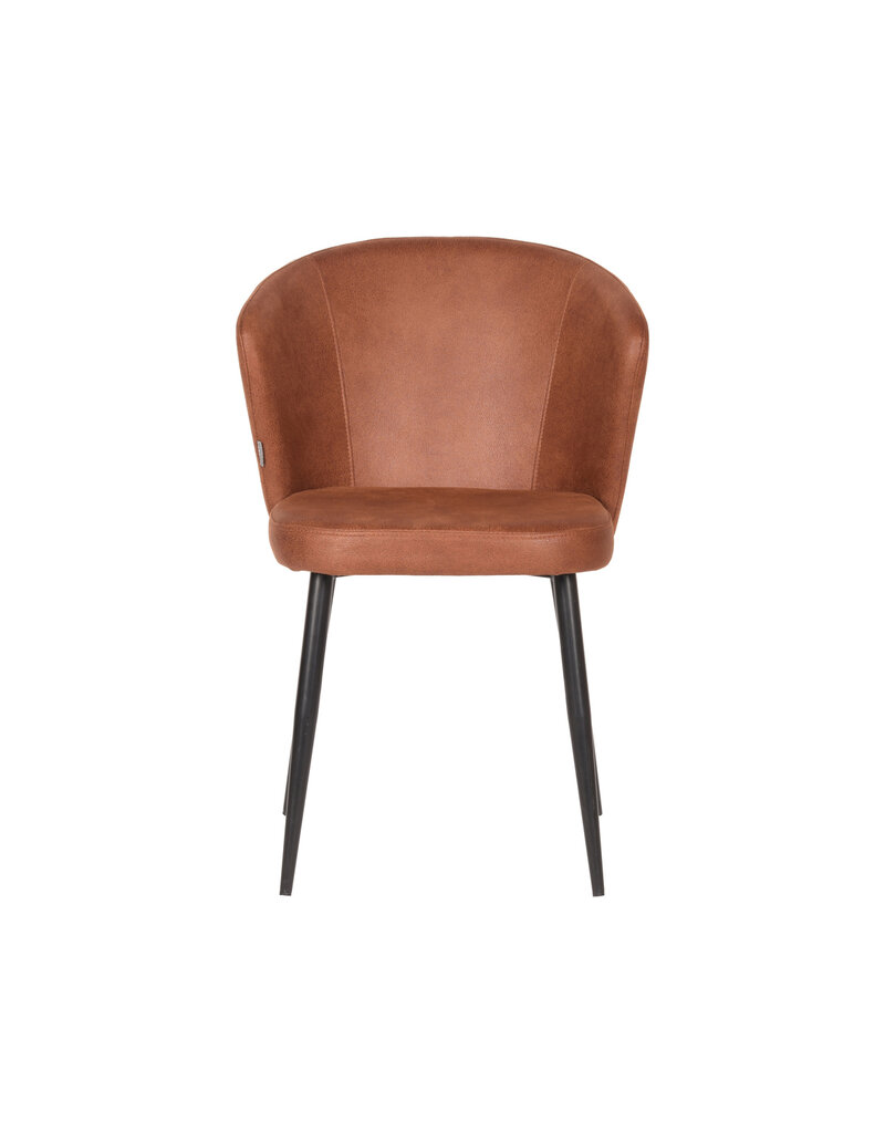 LABEL51 LABEL51 Eetkamerstoel Wave - Cognac - Microfiber
