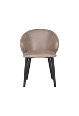 LABEL51 LABEL51 Eetkamerstoel Logan - Taupe - Microfiber