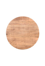 LABEL51 LABEL51 Eetkamertafel Tafelblad Sloppy Edge - Rough - Mangohout - Rond - 70 cm