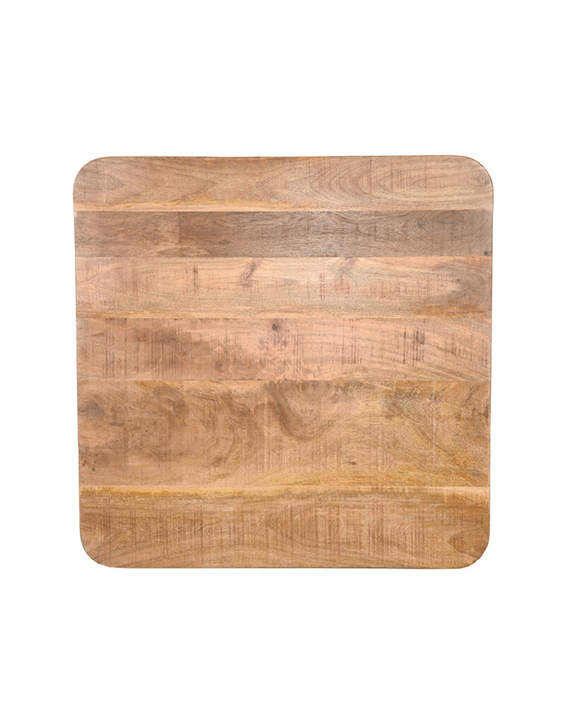 LABEL51 LABEL51 Eetkamertafel Tafelblad Sloppy Edge - Rough - Mangohout - 70 cm Sloppy