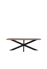 LABEL51 LABEL51 Eetkamertafel Zane - Espresso - Mangohout