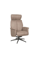 LABEL51 LABEL51 Fauteuil Verdal - Taupe - Micro Suede
