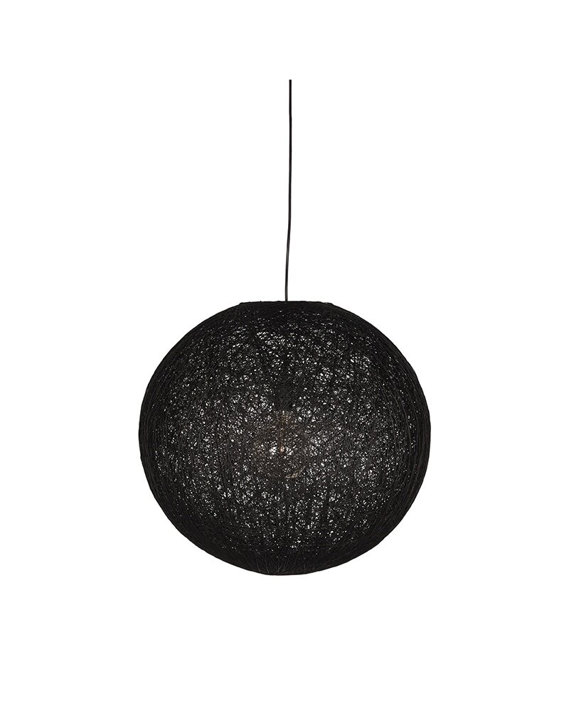 LABEL51 LABEL51 Hanglamp Twist - Zwart - Vlas - M
