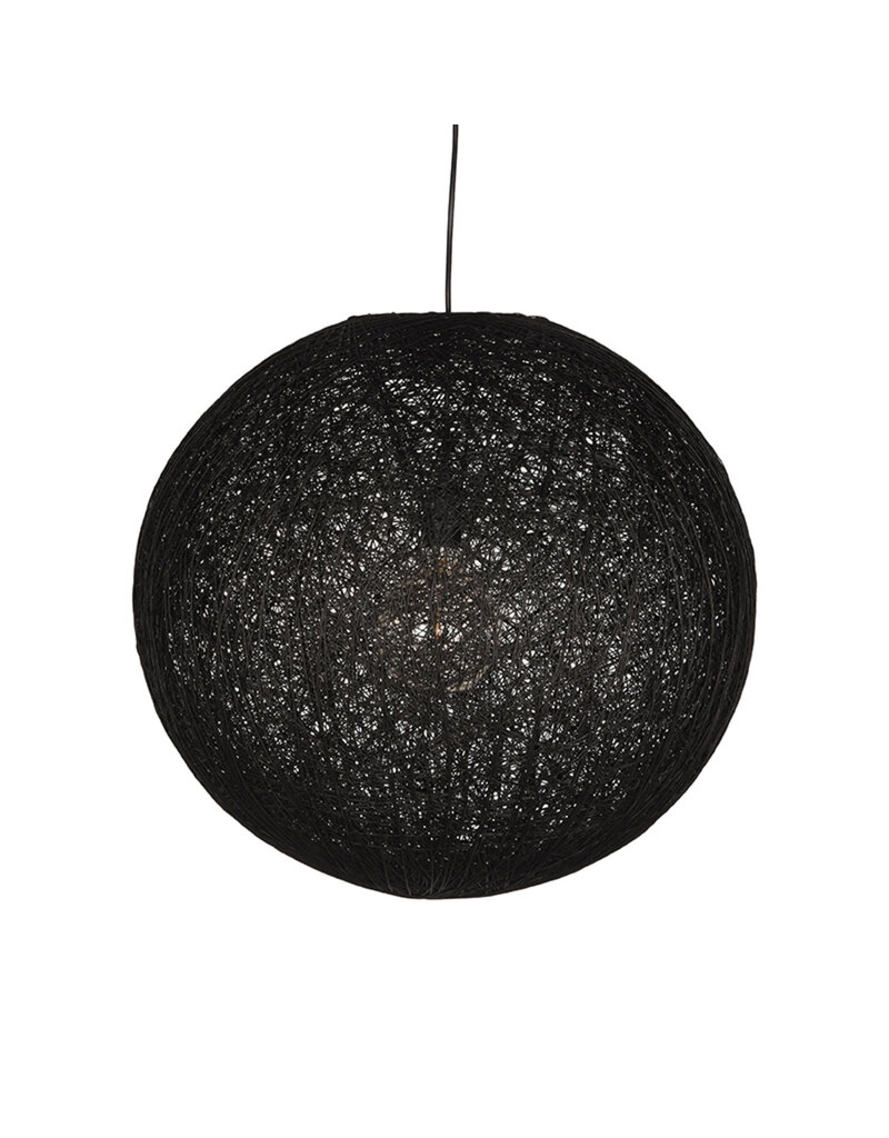 LABEL51 LABEL51 Hanglamp Twist - Zwart - Vlas - XL