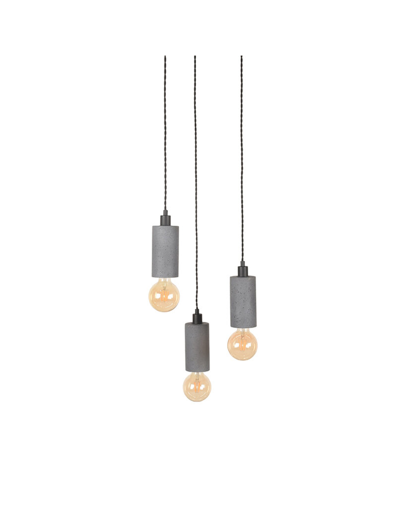 LABEL51 LABEL51 Hanglamp Fresco - Concrete - Beton - 3-Lichts