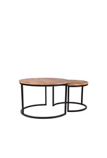 LABEL51 LABEL51 Salontafel Set Double - Rough - Mangohout