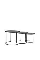LABEL51 LABEL51 Salontafel Set Tres - Zwart - Metaal