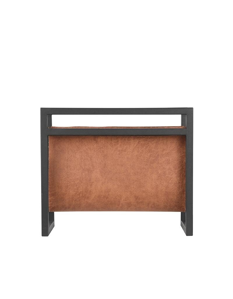 LABEL51 LABEL51 Magazinehouder - Cognac - Leder