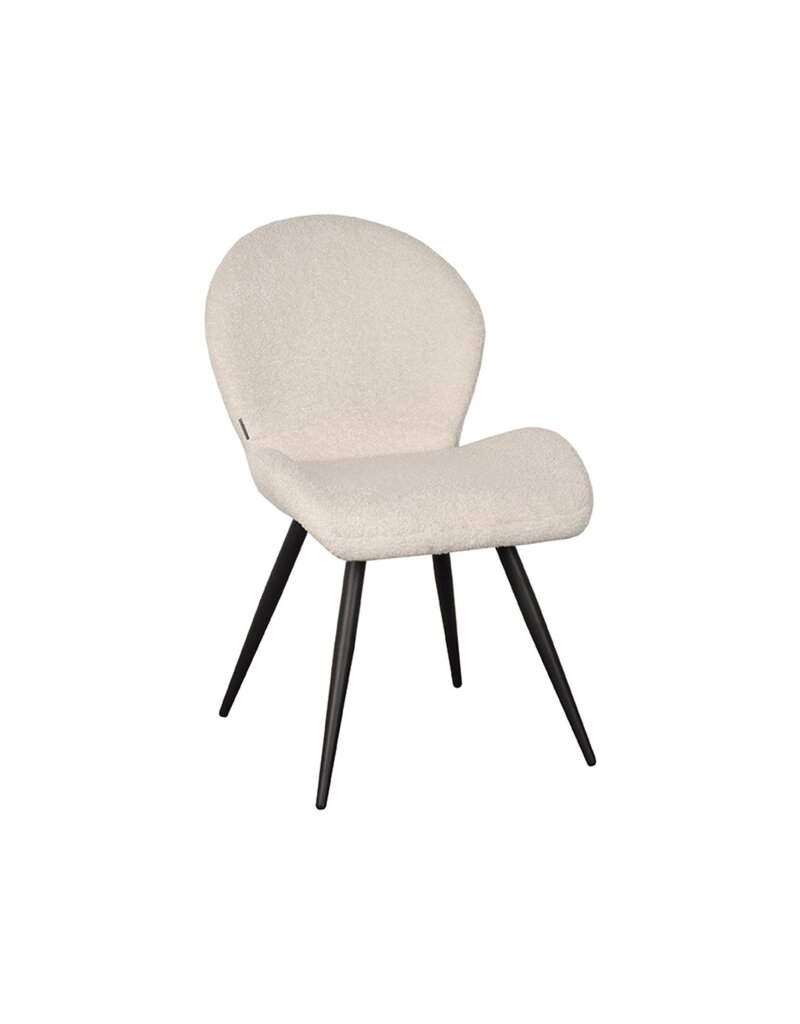Damn LABEL51 Eetkamerstoel Sam - Wit - Boucle - Copy - Copy