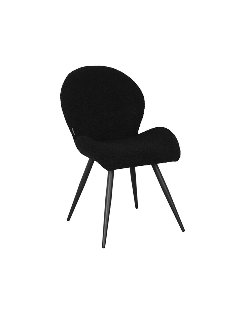 LABEL51 LABEL51 Eetkamerstoel Sam - Wit - Boucle - Copy