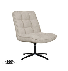 LABEL51 LABEL51 Fauteuil Vince - Clay - Stof