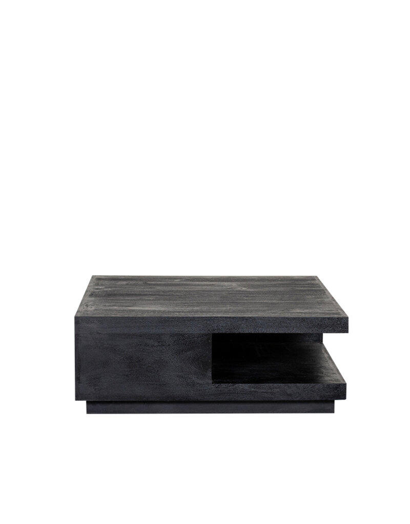 LABEL51 LABEL51 Salontafel Square - Zwart - Mangohout