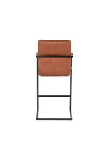 LABEL51 LABEL51 Barkruk Denmark - Cognac - Microfiber - Zithoogte 65