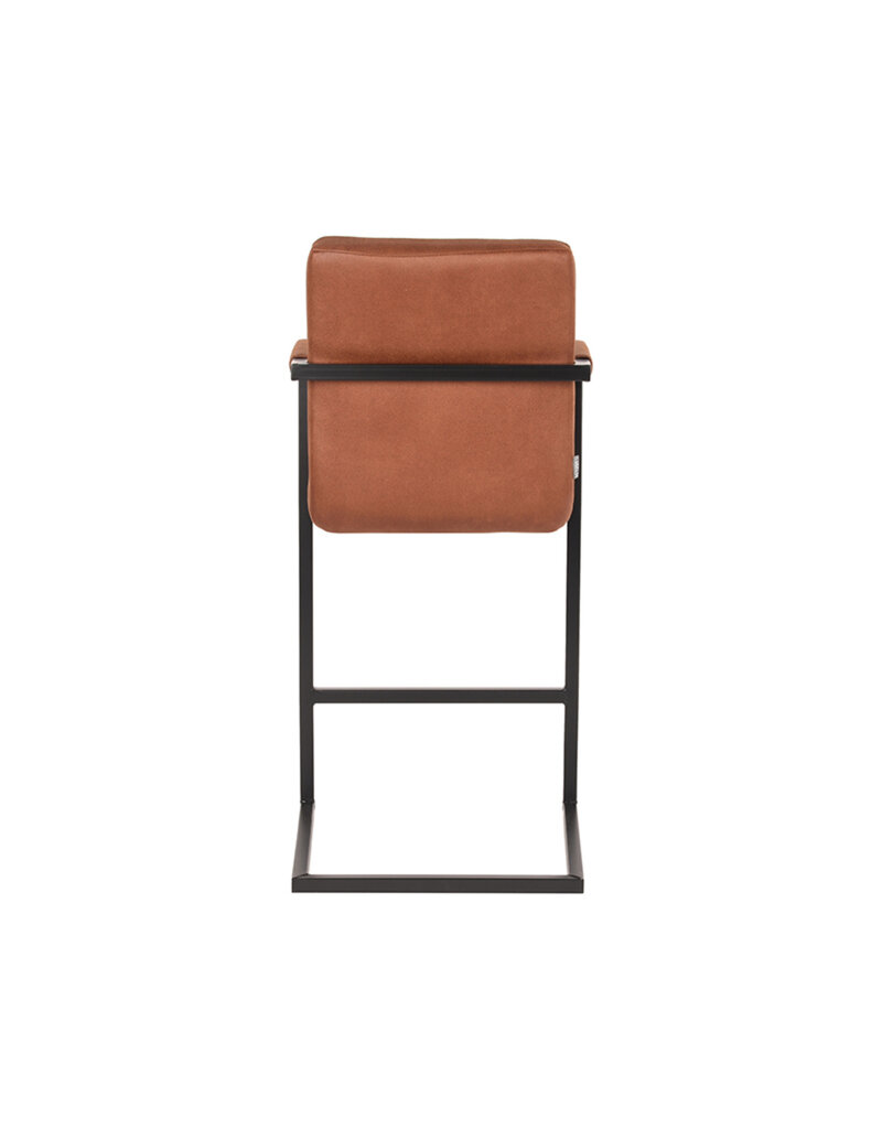 LABEL51 LABEL51 Barkruk Denmark - Cognac - Microfiber - Zithoogte 65