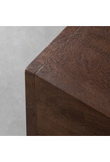 LABEL51 LABEL51 Salontafel Cube - Espresso - Mangohout