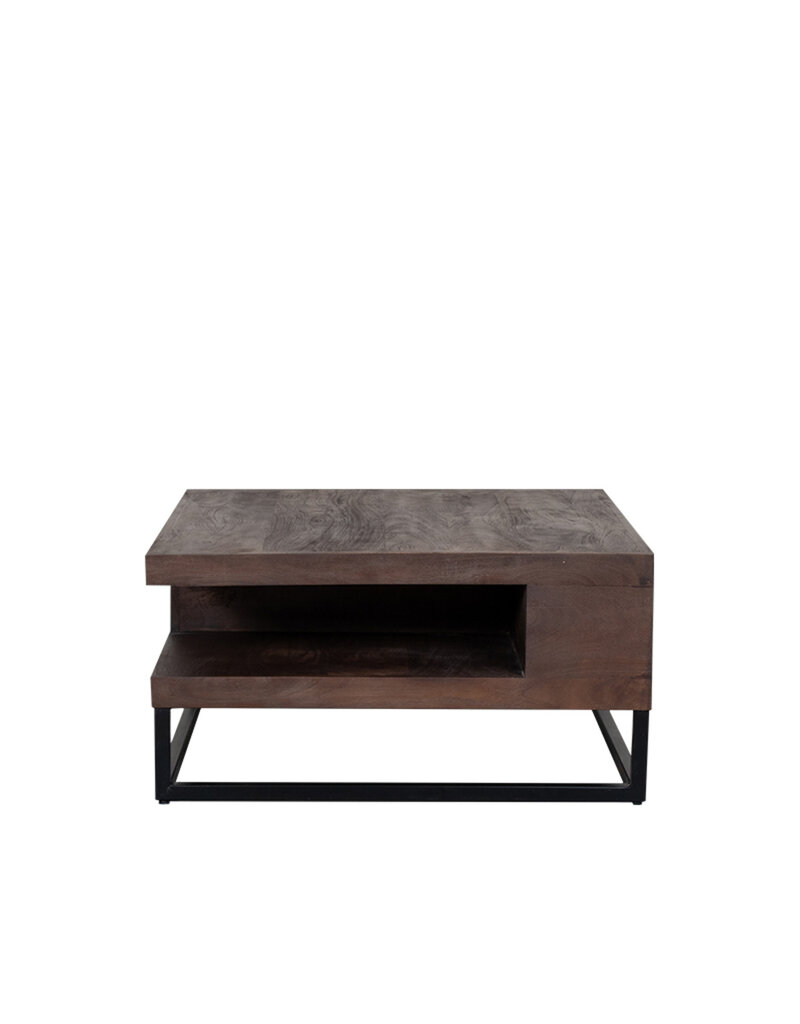 LABEL51 LABEL51 Salontafel Cube - Espresso - Mangohout