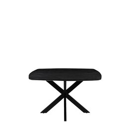 LABEL51 Eetkamertafel Blake - Zwart - Mangohout - 130x130 cm
