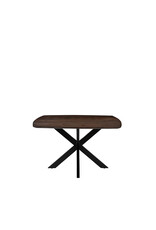 LABEL51 Eetkamertafel Blake - Espresso - Mangohout - 140x140 cm