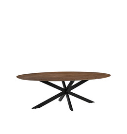 LABEL51 Eetkamertafel James - Nature - Mangohout - 210 cm - Ovaal