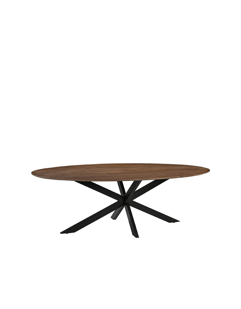 LABEL51 Eetkamertafel James - Nature - Mangohout - 210 cm - Ovaal