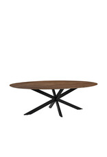 LABEL51 Eetkamertafel James - Nature - Mangohout - 240 cm - Ovaal