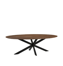 LABEL51 Eetkamertafel James - Nature - Mangohout - 240 cm - Ovaal