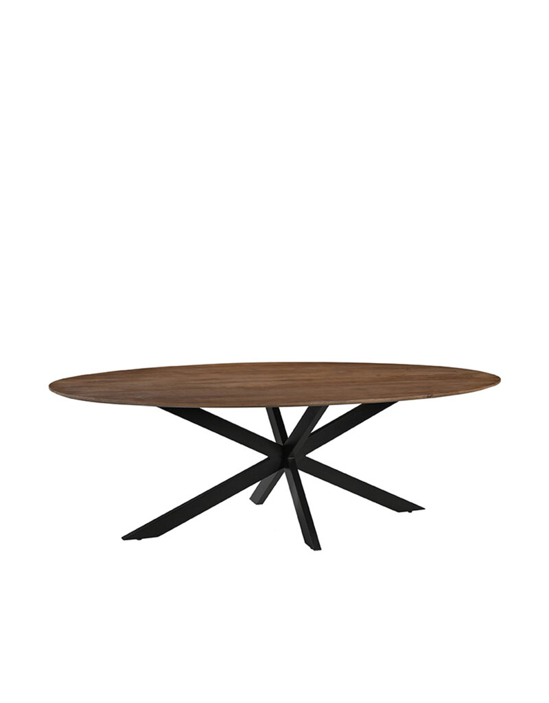 LABEL51 Eetkamertafel James - Nature - Mangohout - 240 cm - Ovaal