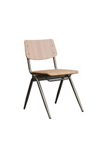 LABEL51 Eetkamerstoel Solid - Bruin - Hout