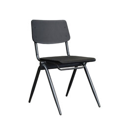 LABEL51 Eetkamerstoel Solid - Zwart - Hout