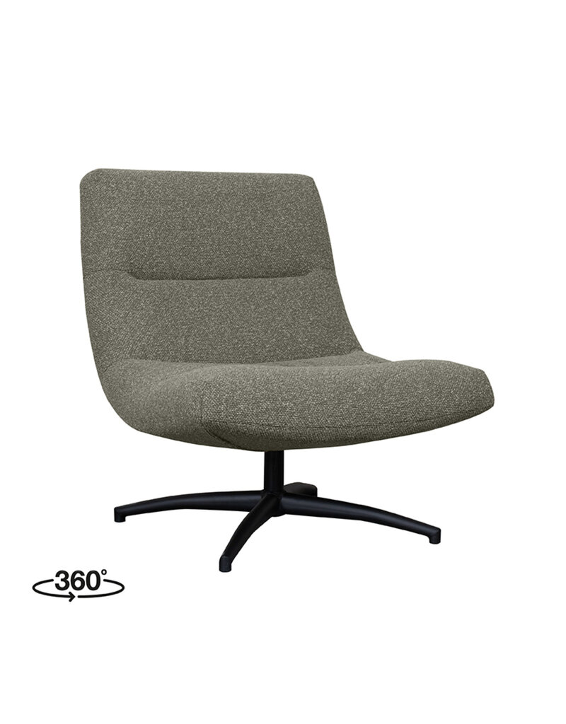 LABEL51 Fauteuil Calix - Truffel grijs - Boucle