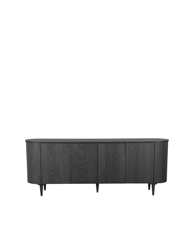 Damn LABEL51 Dressoir Oliva - Zwart - Eiken - 220 cm
