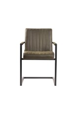 LABEL51 LABEL51 Eetkamerstoel Milo - Army green - Microfiber
