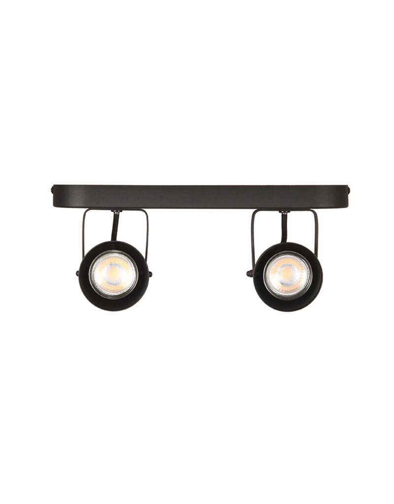 LABEL51 LABEL51 Spot Max led - Zwart - Metaal - 2 Lichts
