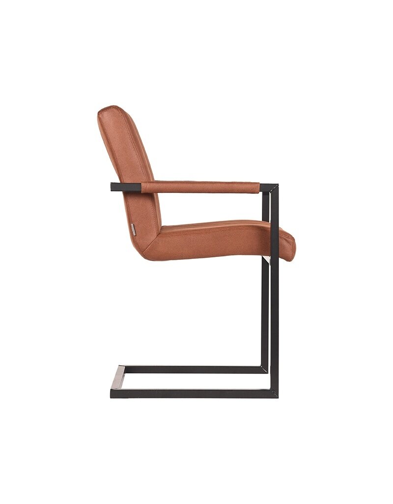 LABEL51 LABEL51 Eetkamerstoel Milo - Cognac - Microfiber