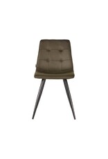 LABEL51 LABEL51 Eetkamerstoel Jay - Army green - Microfiber