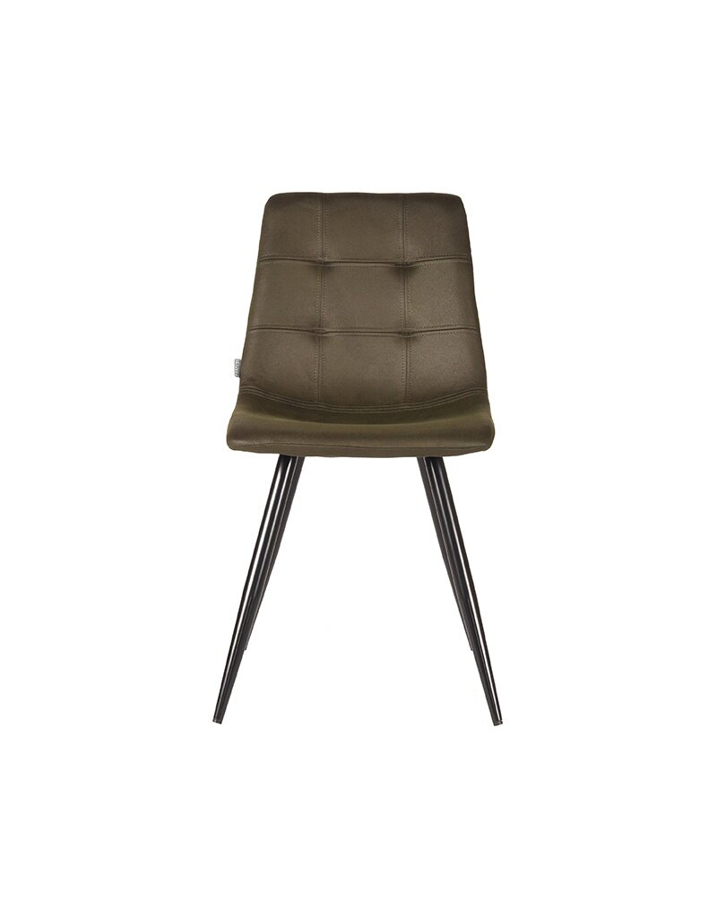 LABEL51 LABEL51 Eetkamerstoel Jay - Army green - Microfiber