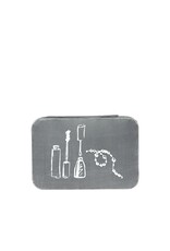 LABEL51 LABEL51 Make-Up opbergkist - Grijs - Metaal