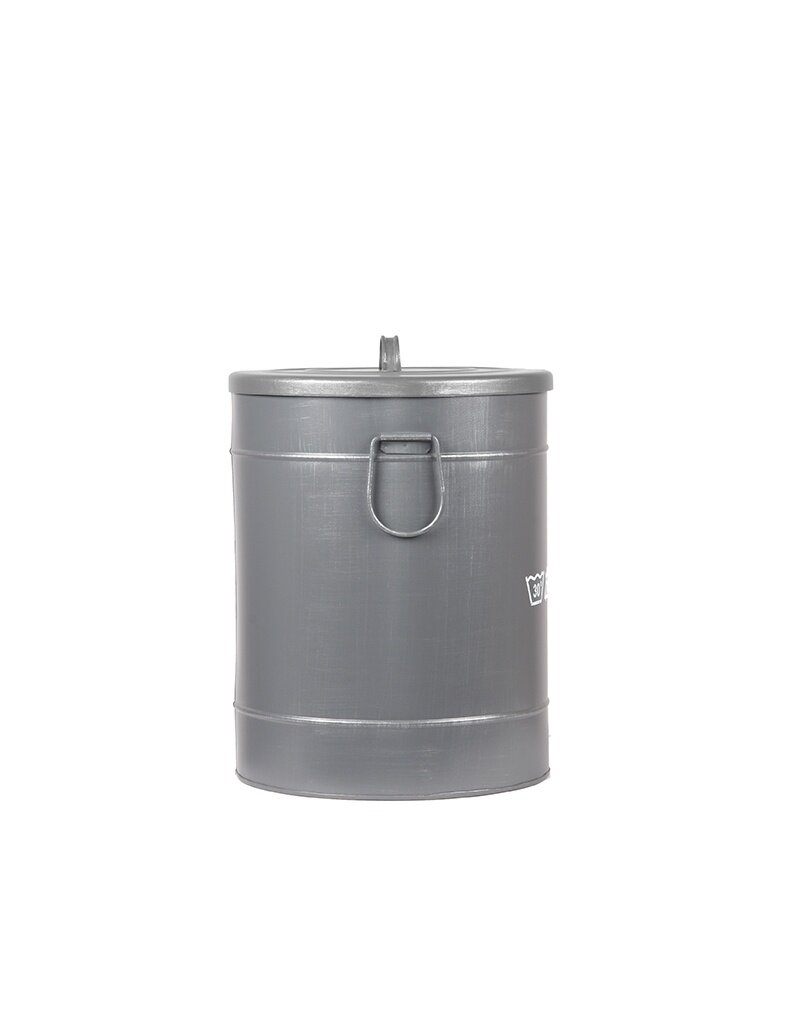 LABEL51 LABEL51 Wasmand - Grijs - Metaal - M