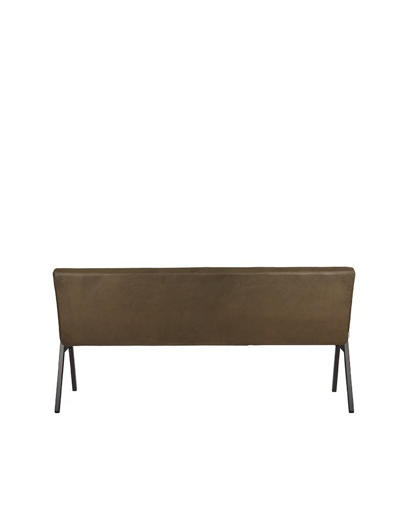 LABEL51 LABEL51 Eetkamerbank Matz - Army green - Microfiber - 175 cm