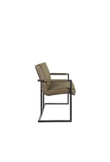 LABEL51 LABEL51 Eetkamerbank Denmark - Army green - Microfiber - 155 cm
