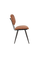 LABEL51 LABEL51 Eetkamerstoel Fos - Cognac - Leder