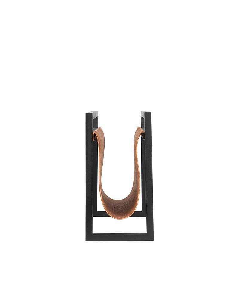 LABEL51 LABEL51 Magazinehouder - Cognac - Leder