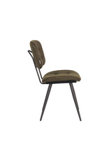 LABEL51 LABEL51 Eetkamerstoel Gus - Army green - Microfiber