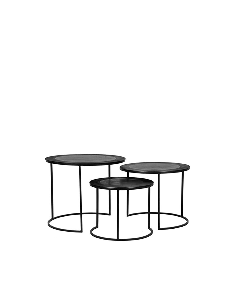 LABEL51 LABEL51 Salontafel Set Tres - Zwart - Metaal