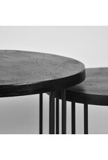 LABEL51 LABEL51 Salontafel Set Brute - Zwart - Metaal