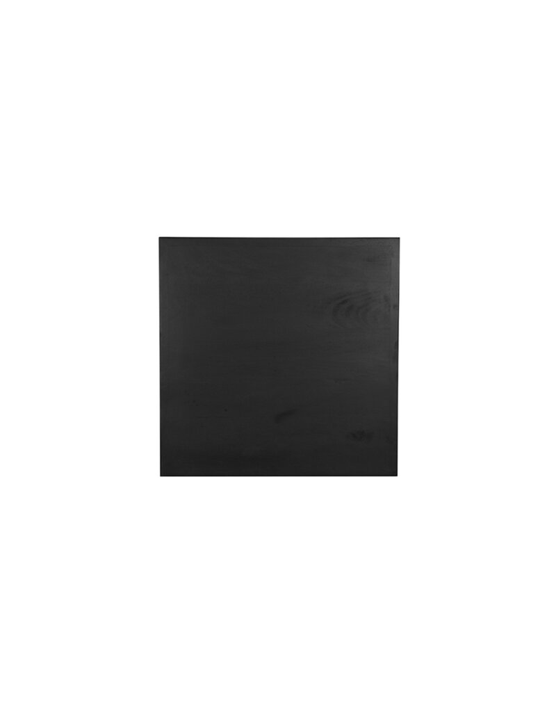 LABEL51 LABEL51 Eetkamertafel Tafelblad Straight Edge - Zwart - Mangohout - 70 cm Straight