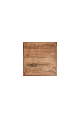 LABEL51 LABEL51 Eetkamertafel Tafelblad Straight Edge - Rough - Mangohout - 70 cm Straight