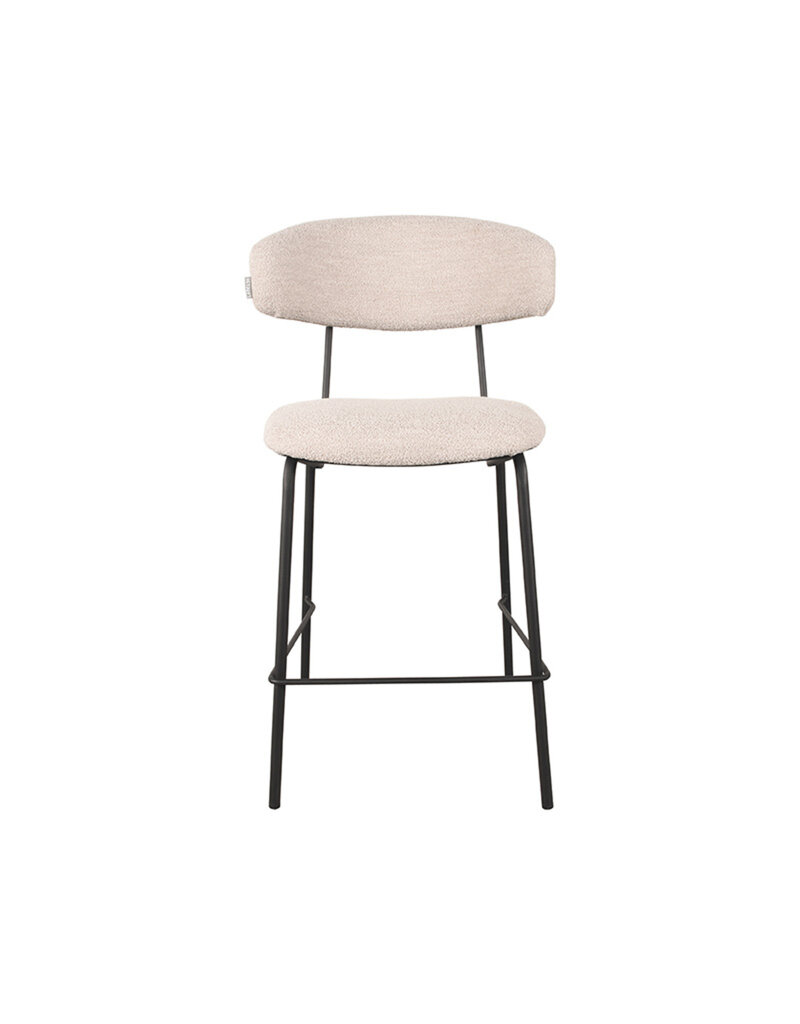 LABEL51 LABEL51 Barkruk Zack - Naturel - Boucle - Zithoogte 65