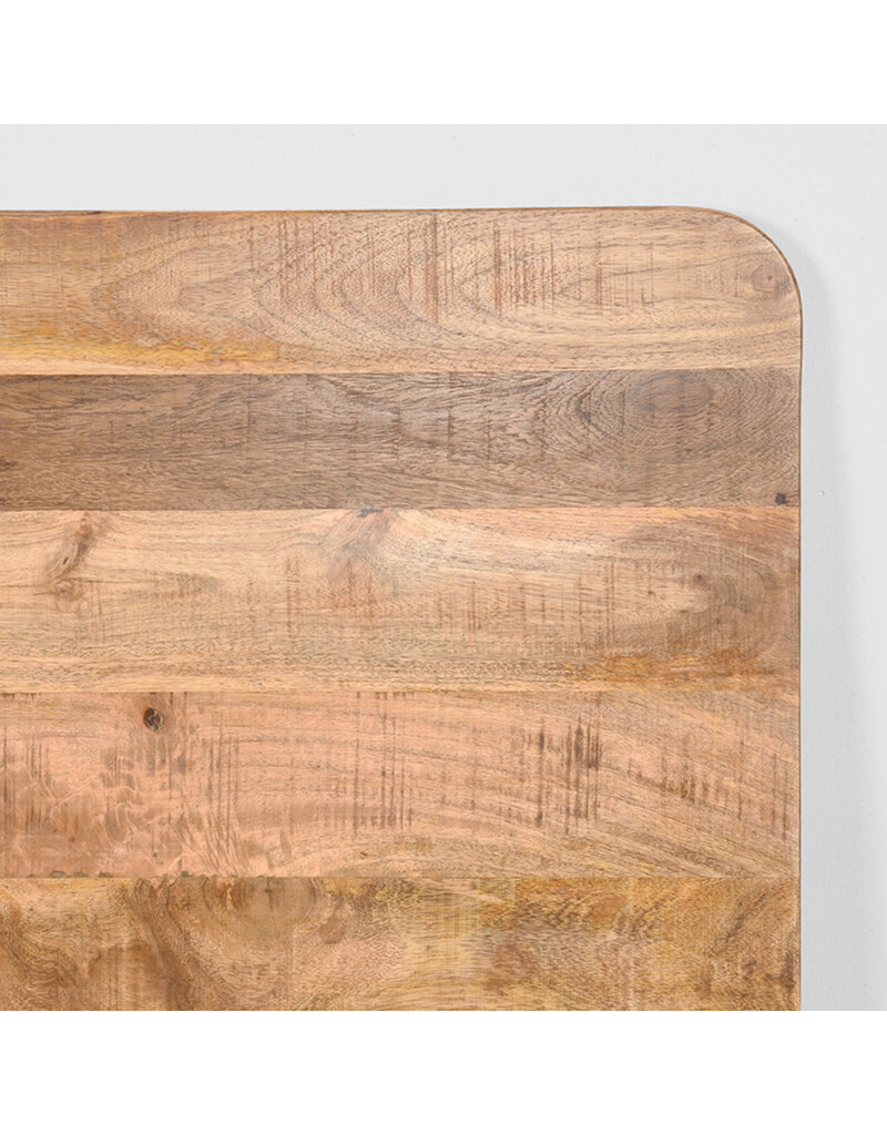 LABEL51 LABEL51 Eetkamertafel Tafelblad Sloppy Edge - Rough - Mangohout - 70 cm Sloppy