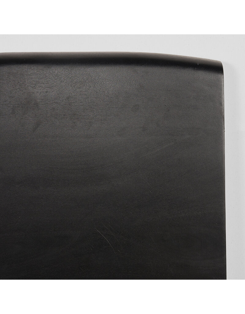 LABEL51 LABEL51 Eetkamertafel Tafelblad Tree Edge - Zwart - Mangohout - 70 cm Tree